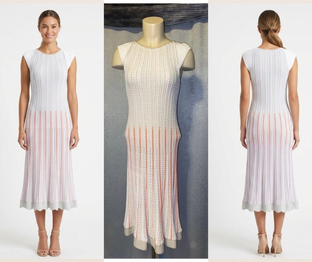 Long Ribbed Knit Dress by Tricot